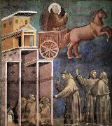 Vision of the Flaming Chariot Giotto